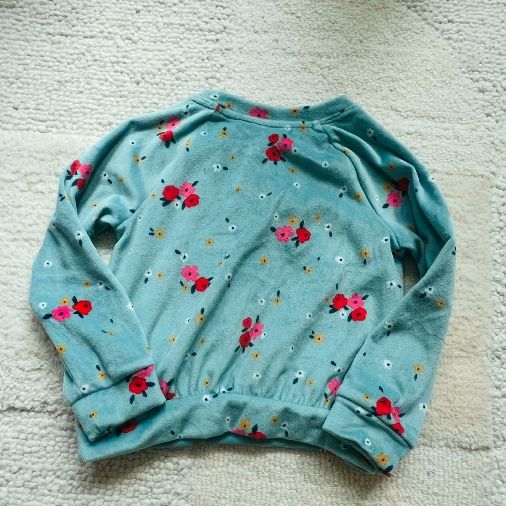 Old Navy yellow knit Cardigan & Cat & Jack Velour Sweatshirt size 4T